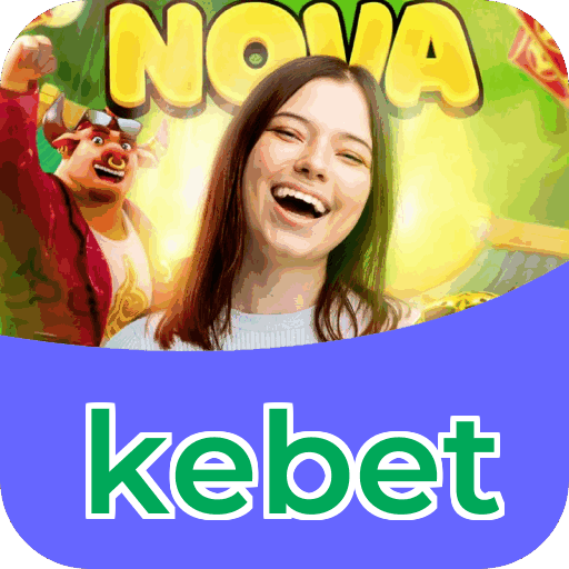 Interface do aplicativo kebet mostrando jogos disponíveis no iOS e Android